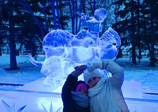 Фестиваль "Волшебный лед Сибири" в Красноярске