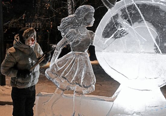 Фестиваль "Волшебный лед Сибири" в Красноярске