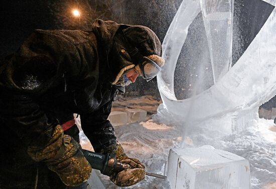 Фестиваль "Волшебный лед Сибири" в Красноярске