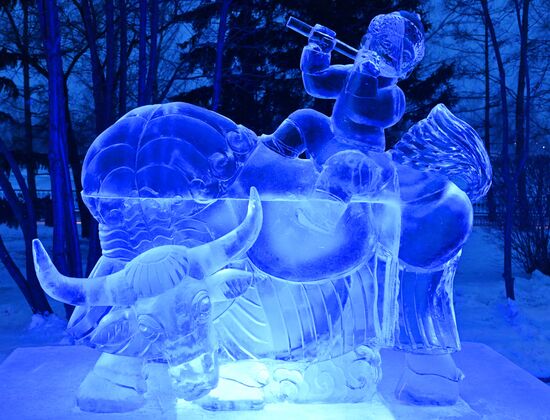 Фестиваль "Волшебный лед Сибири" в Красноярске