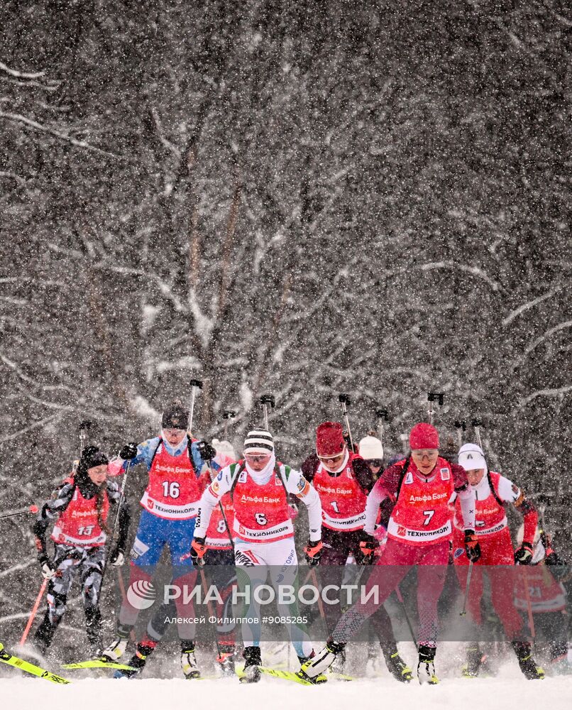 Биатлон. Чемпионат России. Масс-cтарт. Женщины
