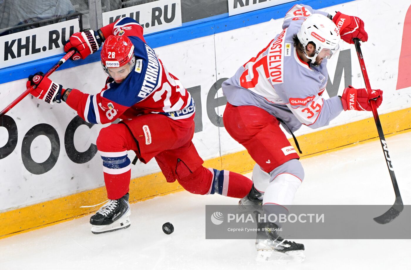 Хоккей. КХЛ. ЦСКА (Москва) - "Спартак" (Москва)