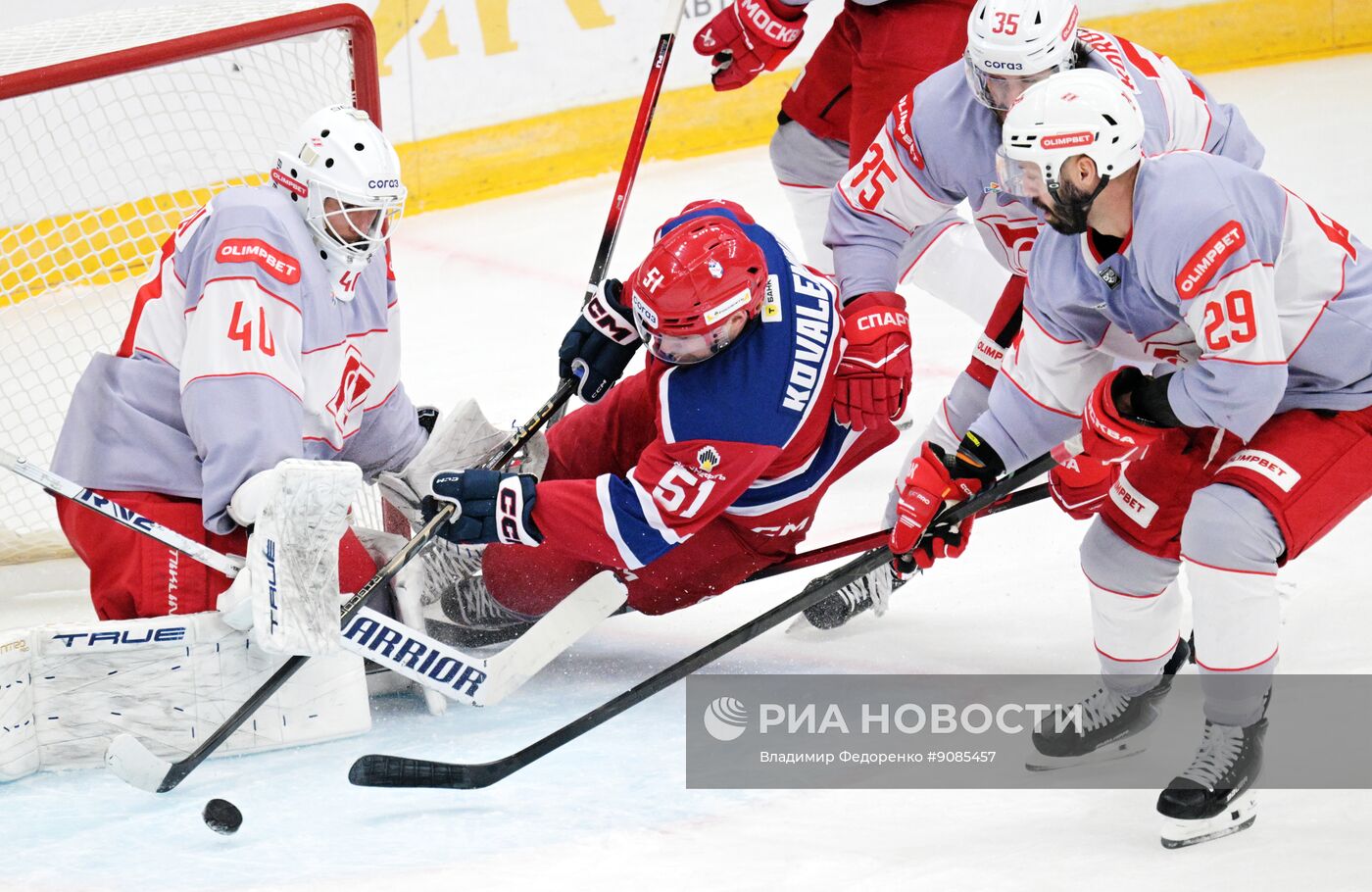Хоккей. КХЛ. ЦСКА (Москва) - "Спартак" (Москва)