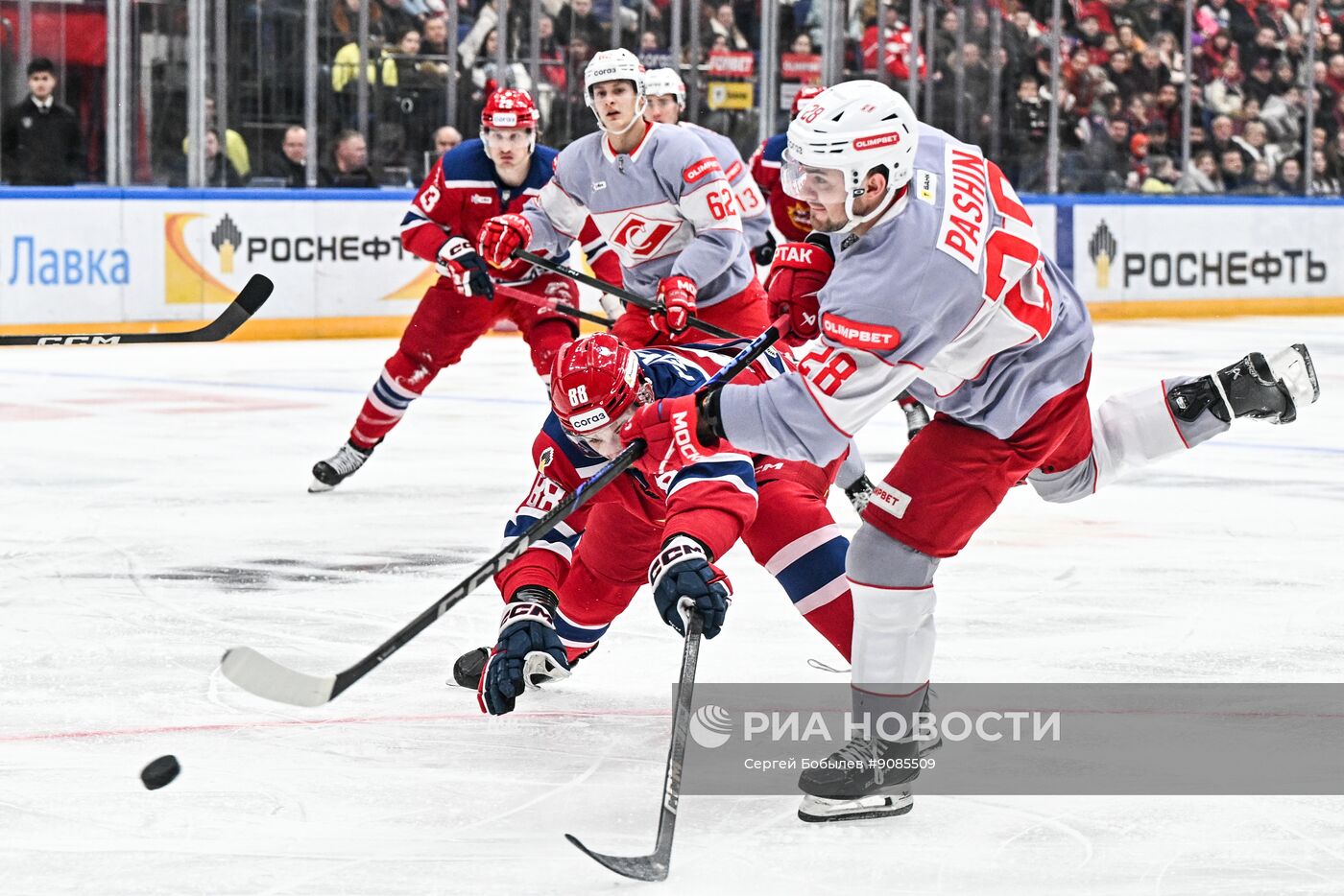 Хоккей. КХЛ. ЦСКА (Москва) - "Спартак" (Москва)