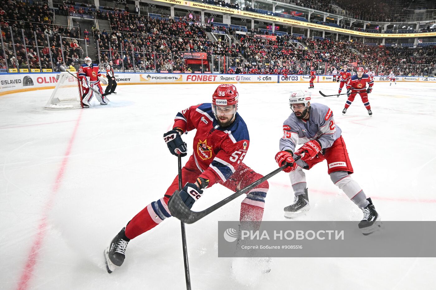 Хоккей. КХЛ. ЦСКА (Москва) - "Спартак" (Москва)