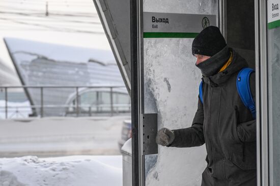 Морозная погода в Новосибирске