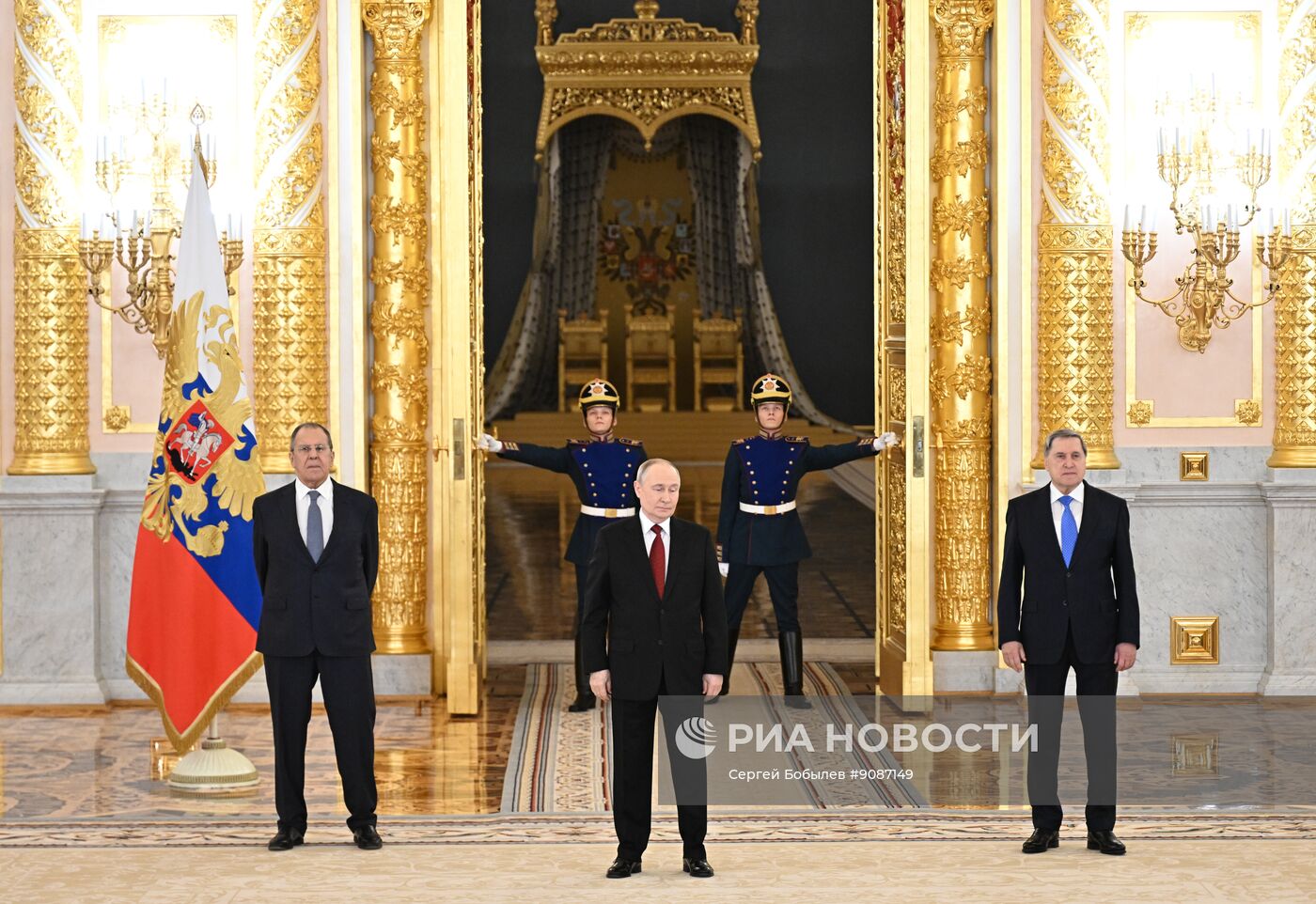 Президент Владимир Путин принял верительные грамоты у вновь прибывших послов иностранных государств