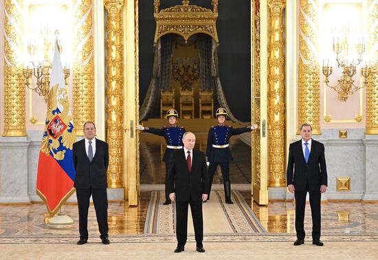 Президент Владимир Путин принял верительные грамоты у вновь прибывших послов иностранных государств