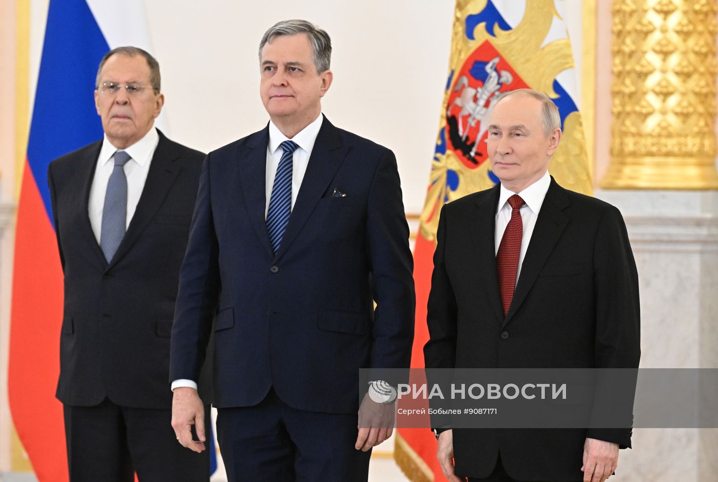 Президент Владимир Путин принял верительные грамоты у вновь прибывших послов иностранных государств