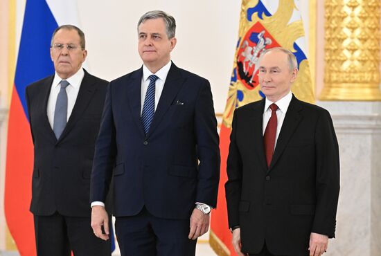 Президент Владимир Путин принял верительные грамоты у вновь прибывших послов иностранных государств