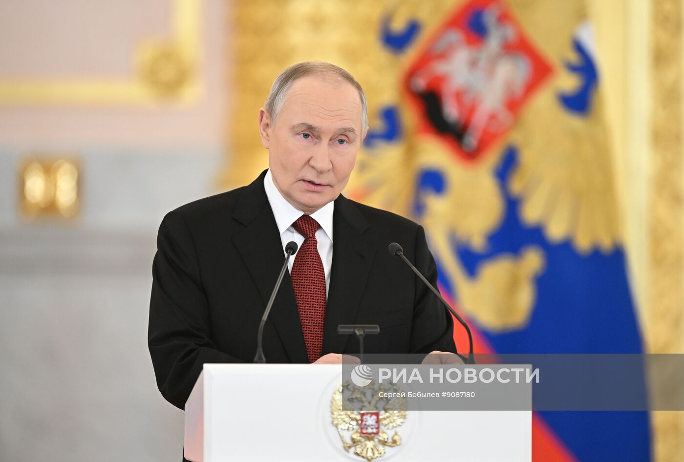 Президент Владимир Путин принял верительные грамоты у вновь прибывших послов иностранных государств
