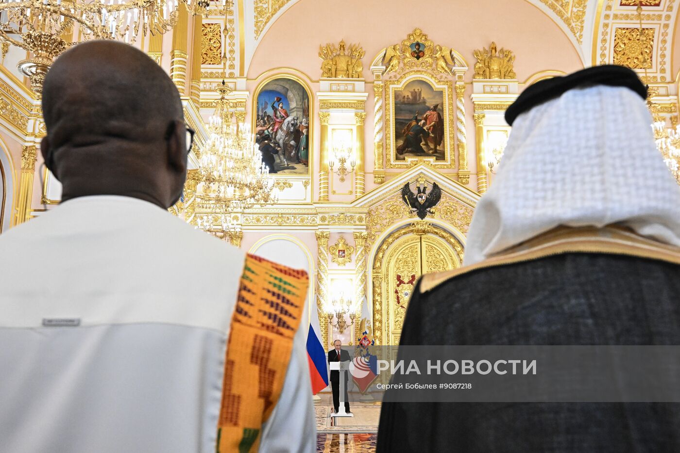 Президент Владимир Путин принял верительные грамоты у вновь прибывших послов иностранных государств