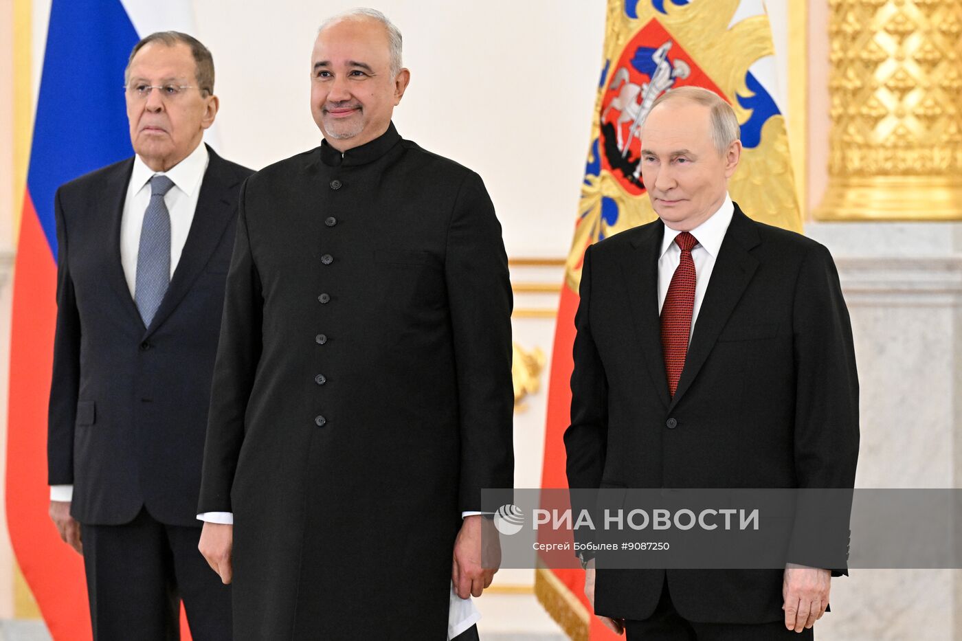 Президент Владимир Путин принял верительные грамоты у вновь прибывших послов иностранных государств