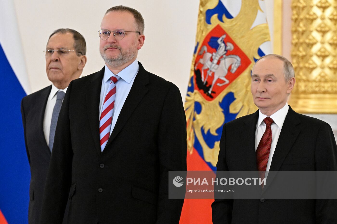Президент Владимир Путин принял верительные грамоты у вновь прибывших послов иностранных государств