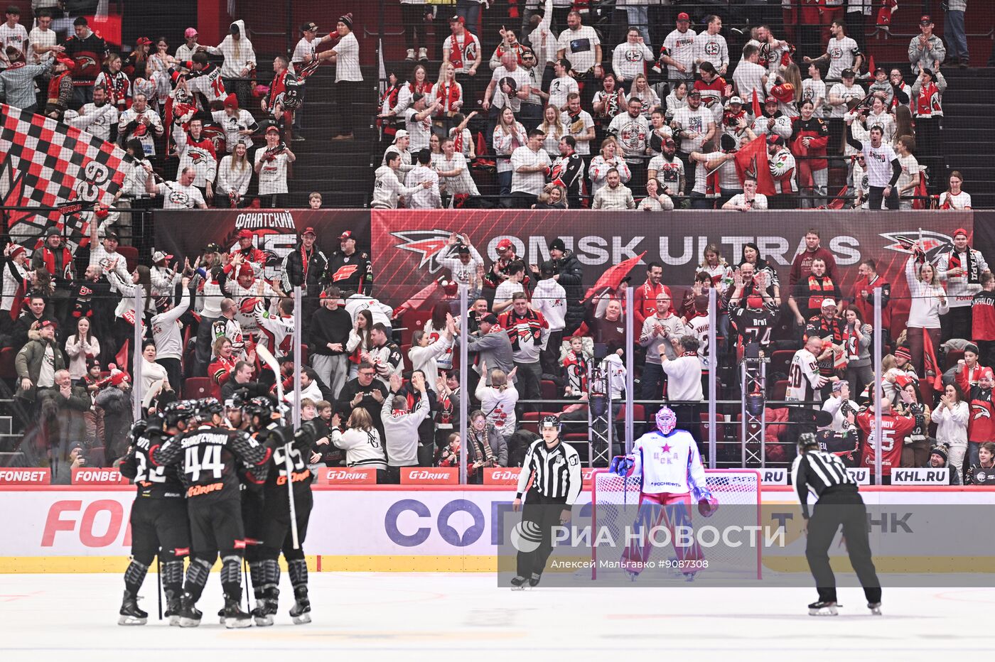 Хоккей. КХЛ. "Авангард" (Омск) - ЦСКА (Москва) 