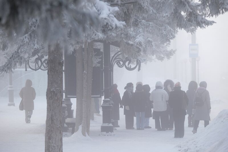 Морозы в городах России