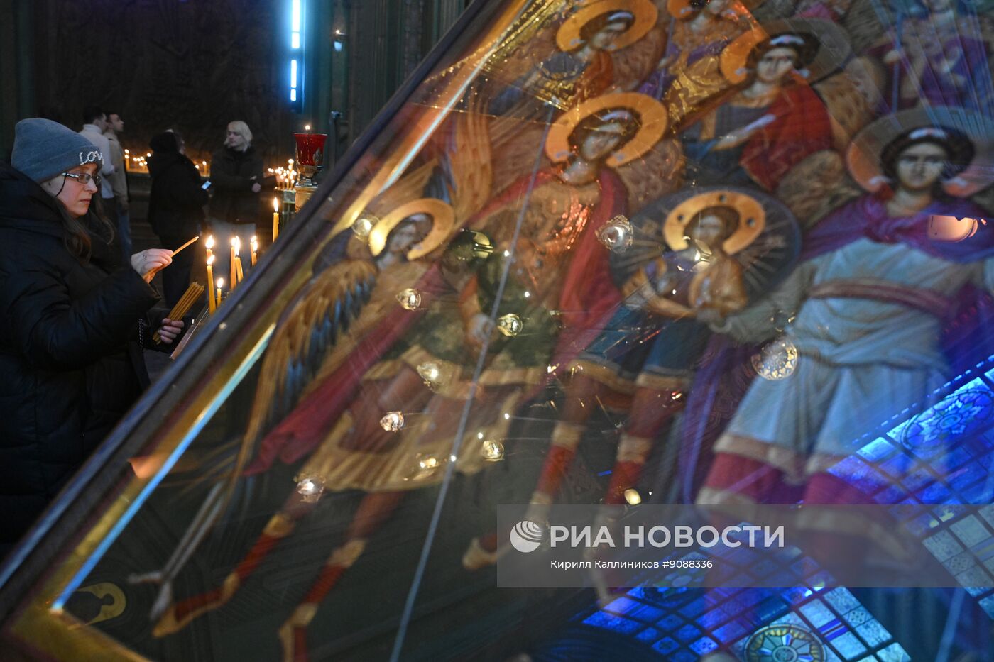 Рождественский хоровой собор в Главном храме Вооруженных сил РФ в Подмосковье