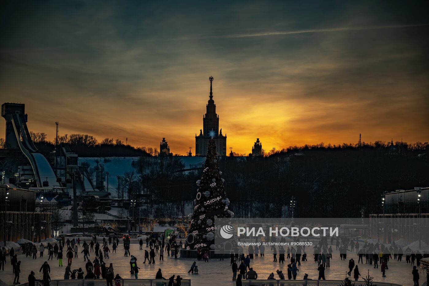 Зима в Москве