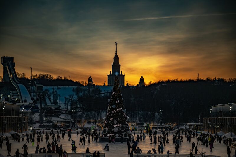 Зима в Москве