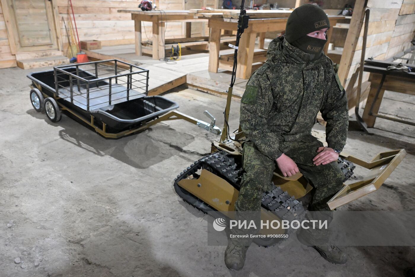 Мастерская по усовершенствованию РТК группировки войск "Запад" в ЛНР