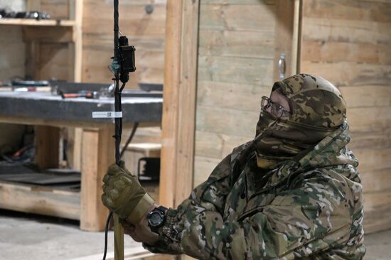 Мастерская по усовершенствованию РТК группировки войск "Запад" в ЛНР