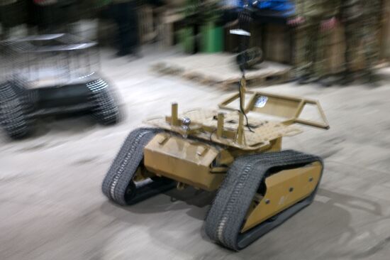 Мастерская по усовершенствованию РТК группировки войск "Запад" в ЛНР