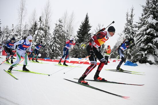 Биатлон. Кубок России. Мужчины. Масс-старт