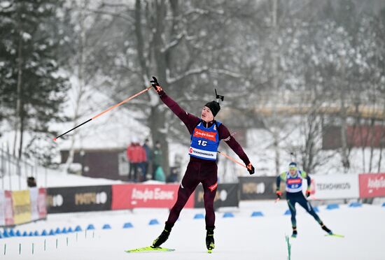 Биатлон. Кубок России. Мужчины. Масс-старт