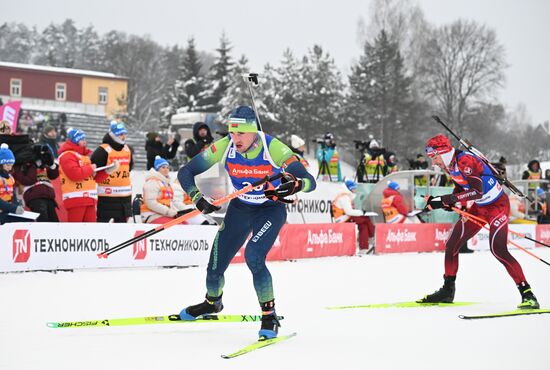 Биатлон. Кубок России. Мужчины. Масс-старт