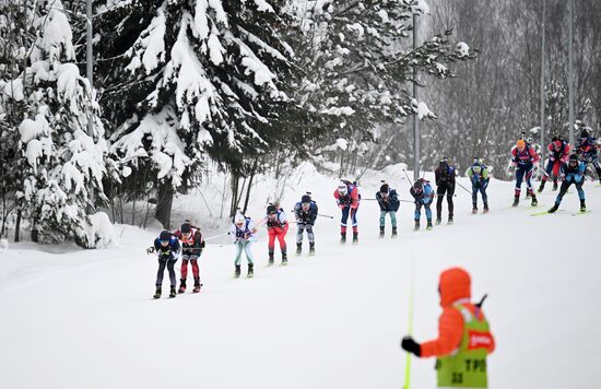 Биатлон. Кубок России. Мужчины. Масс-старт