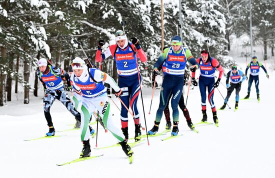 Биатлон. Кубок России. Мужчины. Масс-старт