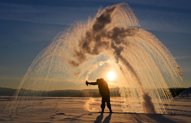 Морозы в городах России