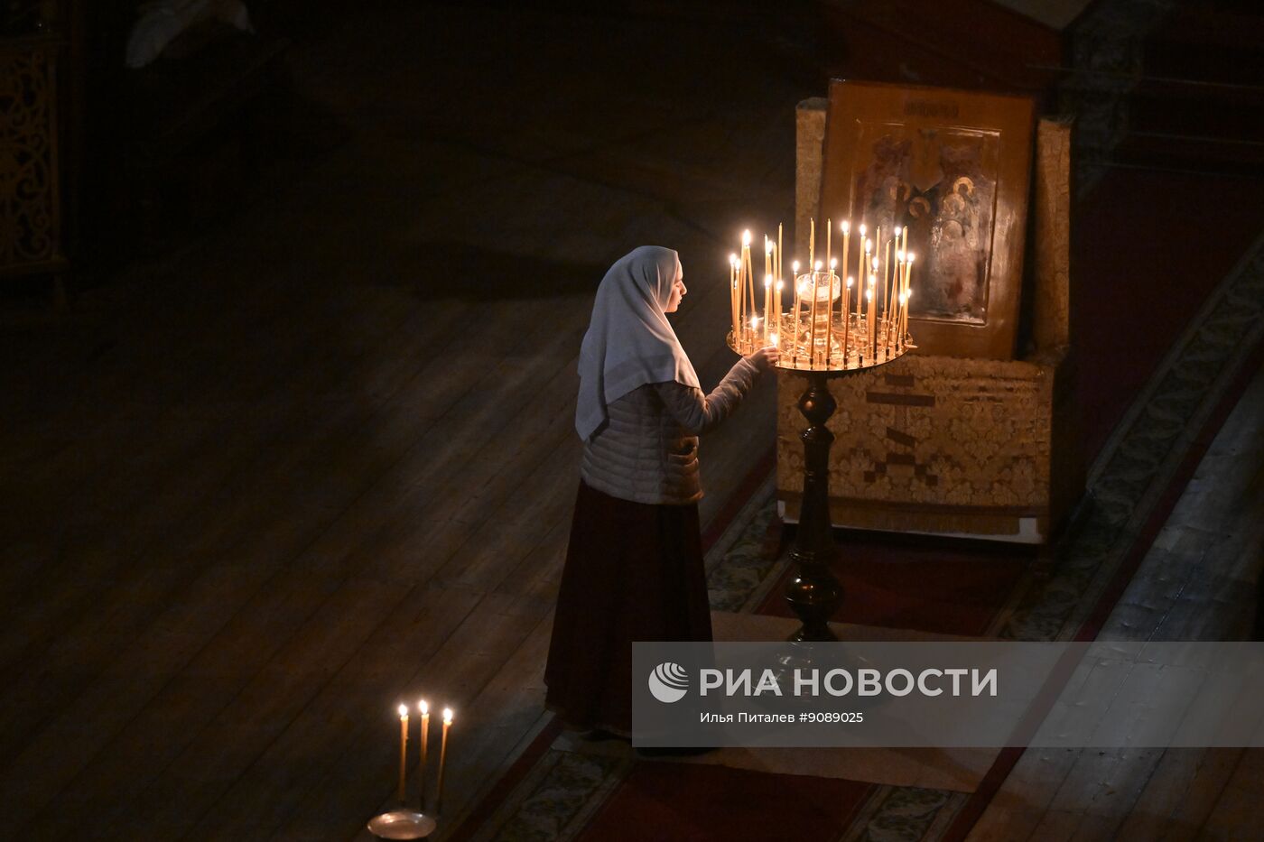 Богослужение старообрядцев в праздник Крещения