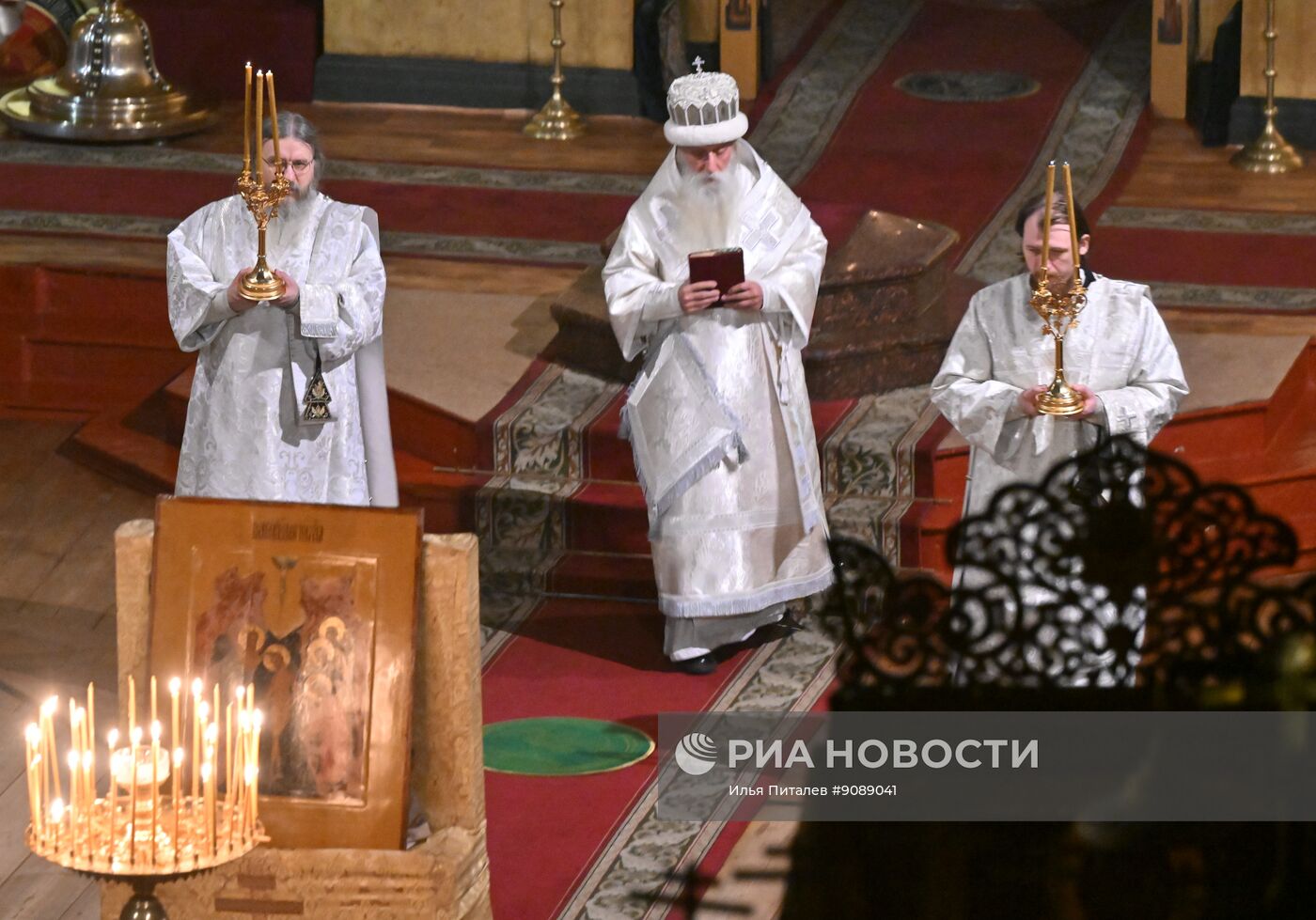 Богослужение старообрядцев в праздник Крещения