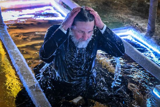 Празднование Крещения в Москве и Подмосковье