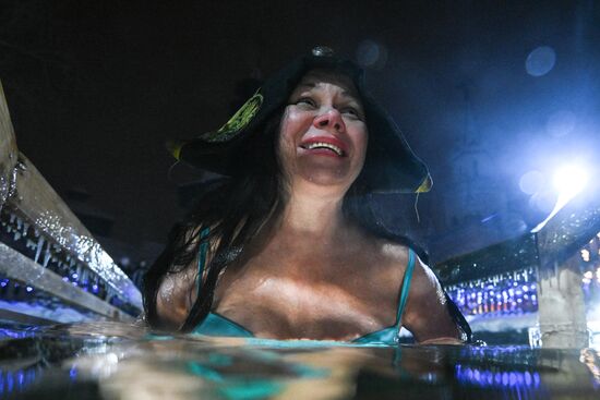 Празднование Крещения в Москве и Подмосковье