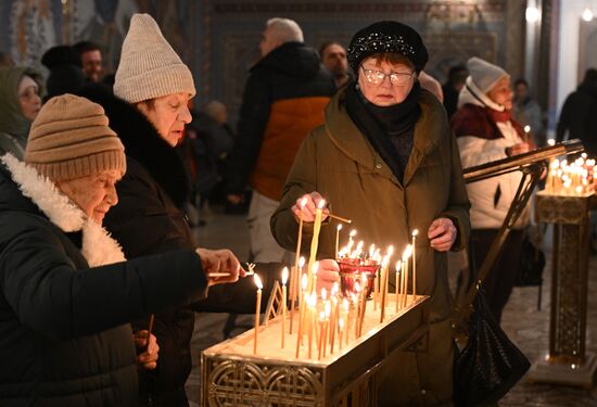 Празднование Крещения Господня в регионах России