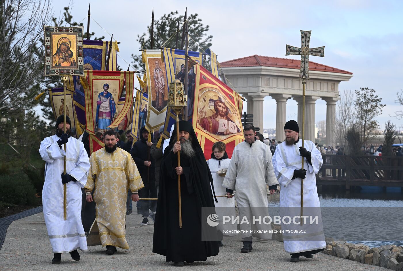 Празднование Крещения Господня в регионах России