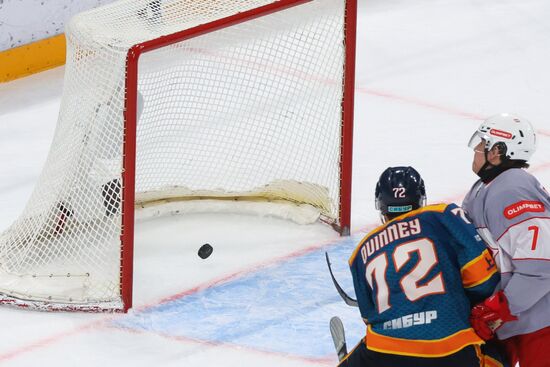 Хоккей. КХЛ. "Драконы" (Шанхай) - "Спартак" (Москва)