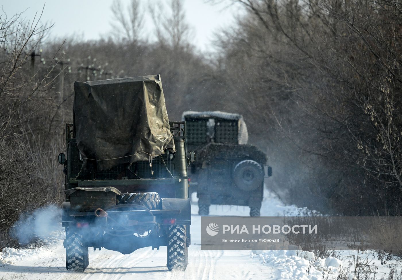 Боевая подготовка экипажей инженерных войск группировки войск "Запад" в ЛНР