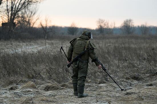 Работа инженерных войск в зоне СВО