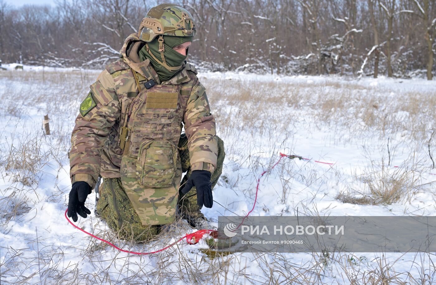 Работа инженерных войск в зоне СВО