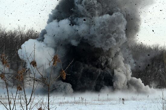 Работа инженерных войск в зоне СВО