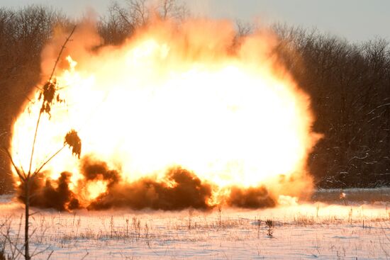 Работа инженерных войск в зоне СВО