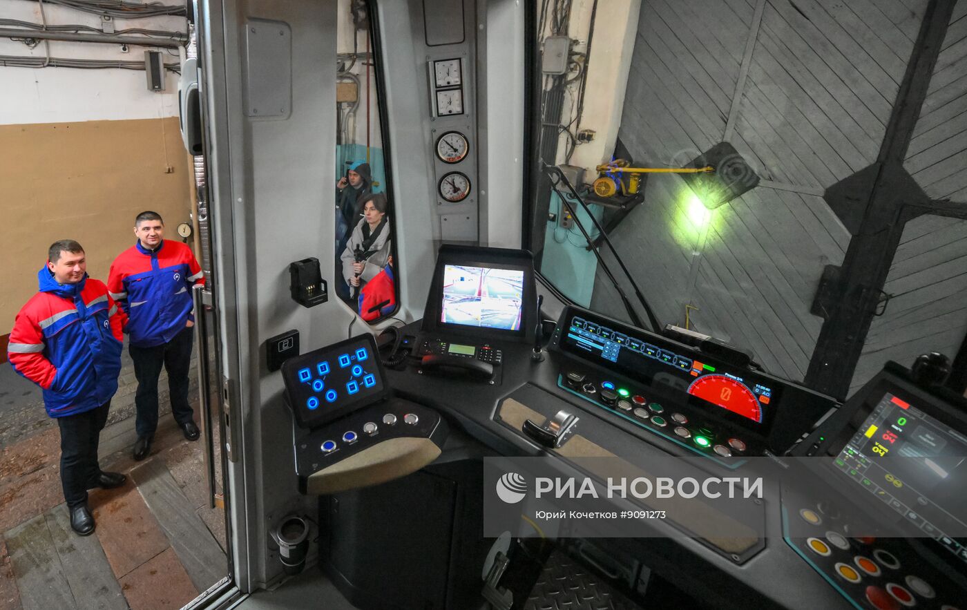 Тестирование беспилотного поезда метро в Москве