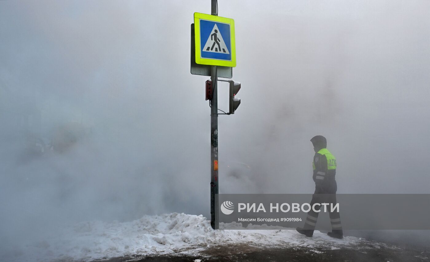 Авария на улице Вишневского в Казани