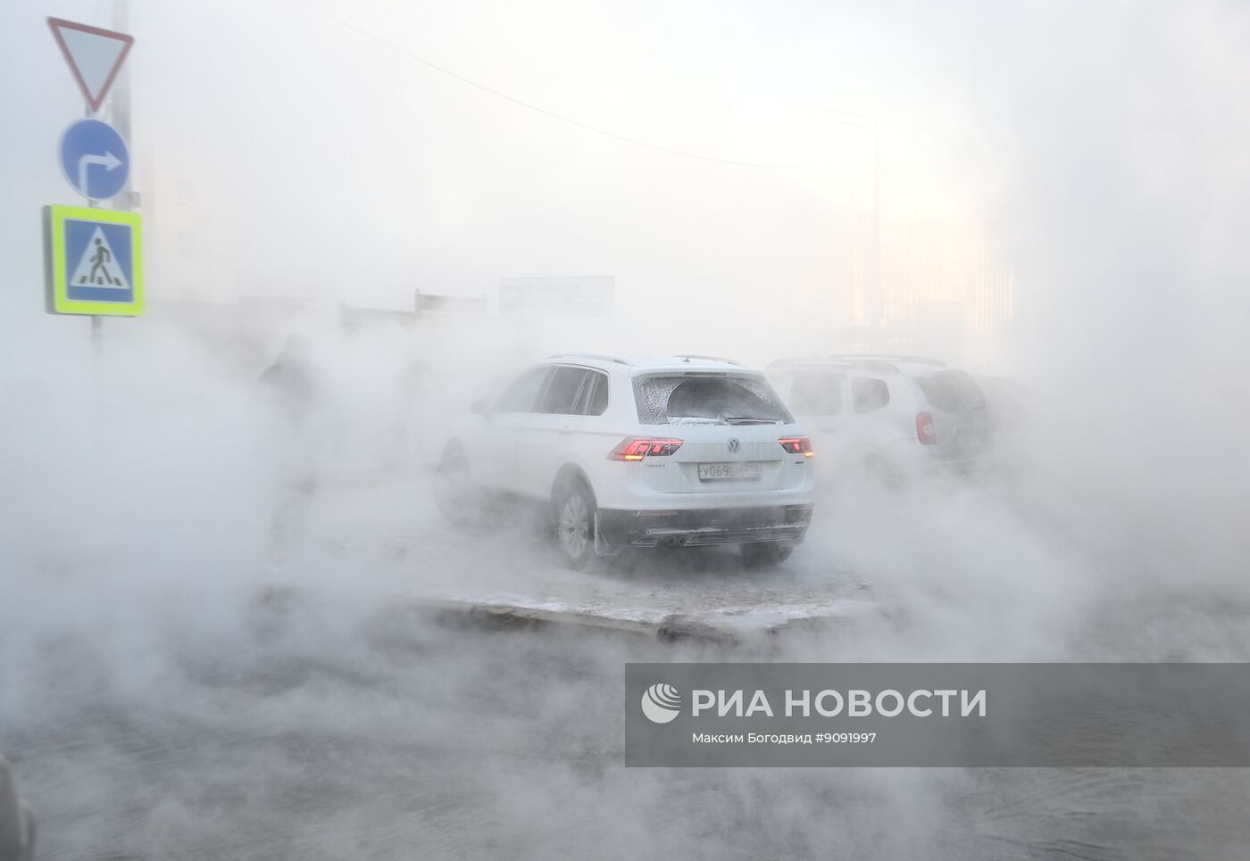 Авария на улице Вишневского в Казани