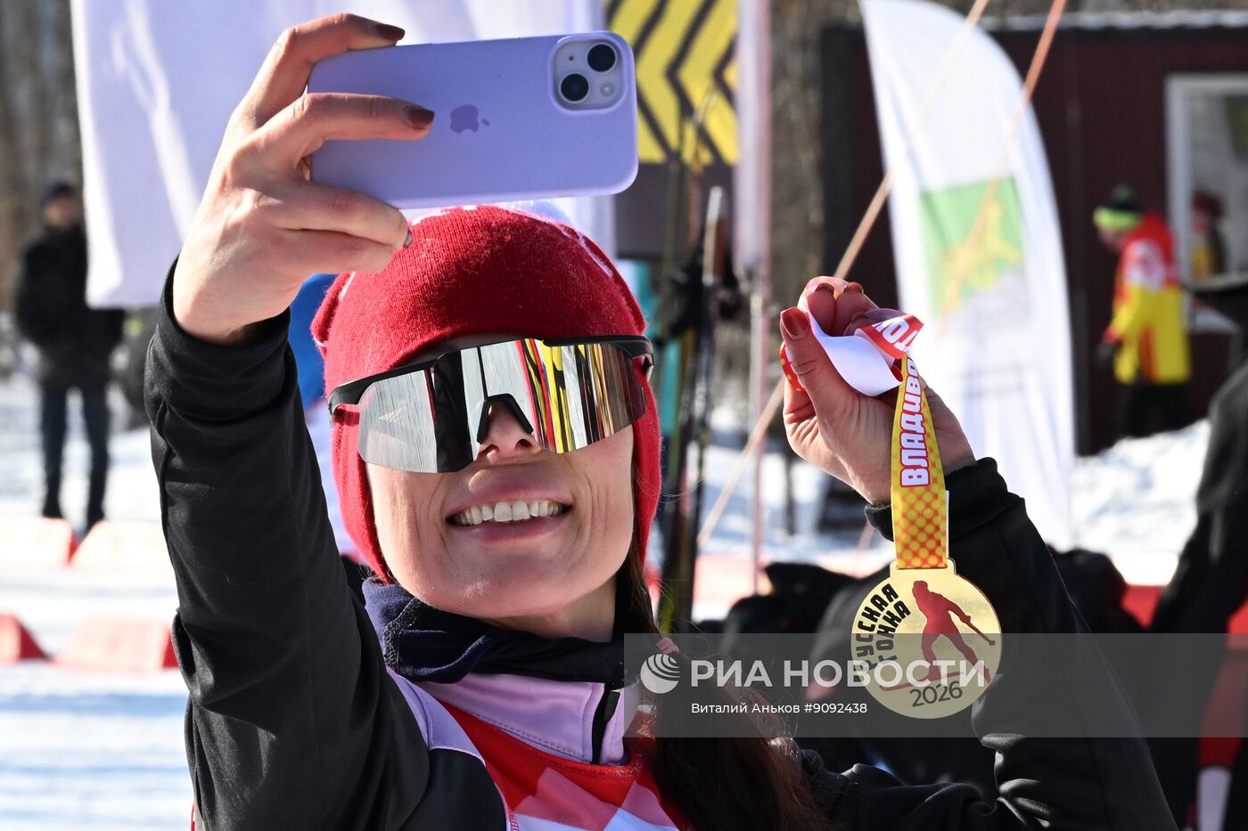 Лыжный забег "Русская гонка" во Владивостоке