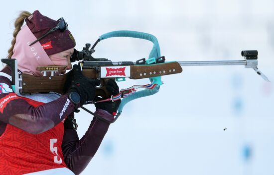 Биатлон. Кубок Содружества. 4 этап. Женщины. 10км. Гонка преследования