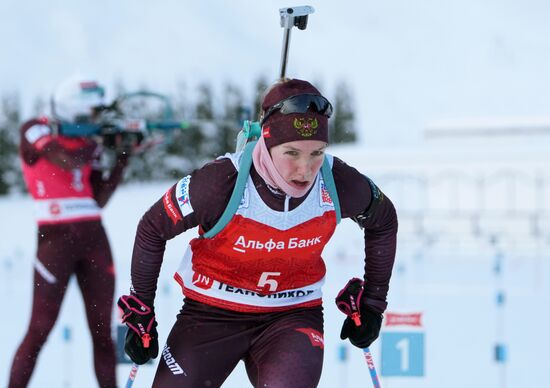 Биатлон. Кубок Содружества. 4 этап. Женщины. 10км. Гонка преследования